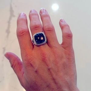 David Yurman ALBION Ring Amethyst & Diamonds